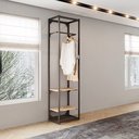 Ver imagem 1 de Closet Aberto com Regulagem Metal Estilo Industrial 600x2200x450mm