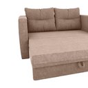 Ver imagem 6 de Sofá Cama 2 Lugares Casal 1,50 Mts Bouclê Luma Matrix Cor:boucle Marrom