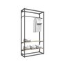 Closet Aberto com Regulagem Mtela Estilo Industrial 1200x2200x450mm - 5