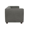 Sofá Namoradeira Amsterdam 1,40m Suede Cinza - Inova Decorações - 3