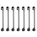 Ver imagem 1 de Barra de Apoio 60cm Aço Inox Kit 7 Unidades Suporte Segurança Idoso Criança Gestante Corrimao Parede