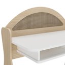 Ver imagem 7 de Mesa Escrivaninha Penteadeira Cecília Orgânica 90cm 100%mdf com Nicho Integrado - Desk Design