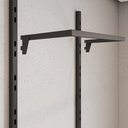 Ver imagem 4 de Closet Aberto Simples Cremalheira com Regulagem Metal Estilo Industrial 600x2200x350mm