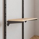 Ver imagem 3 de Closet Aberto Simples Cremalheira com Regulagem Metal Estilo Industrial 600x2200x350mm