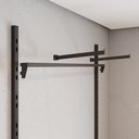 Ver imagem 3 de Closet Aberto Simples Cremalheira com Regulagem Metal Estilo Industrial 1200x2200x450mm