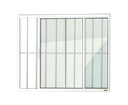 Ver imagem 1 de Janela Alumínio Confort 2F.c/Grade 80 x 100 V.Liso Branco Brimak