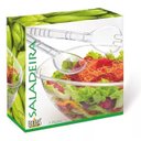 Ver imagem 6 de Saladeira Grande 4,5 L + Colher + Garfo de Salada Acrílico Conjunto para Salada Kit 3 Peças Top Cozi