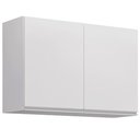 Ver imagem 1 de Armário Aéreo para Cozinha 2 Portas 80cm Liz M05 Branco - Inoviza