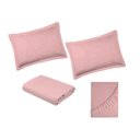 Ver imagem 4 de Jogo de Cama 100% Algodão Queen Size Liso 180 Fios Nova América:rosê
