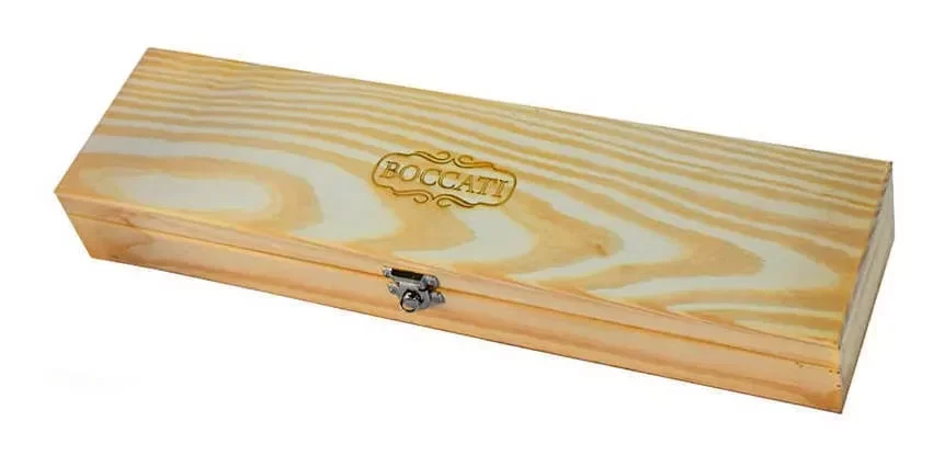 Ver imagem 2 de Sabre para Abrir Espumante Champagne Boccati Caixa Madeira