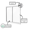 janela vitro sala alumínio branco 100x150 s/grade 2fls - 4