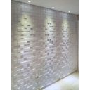 Ver imagem 3 de 100 Placas Pvc 3d Revestimento Autocolante Parede Decorativo Pixel 25cm