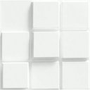 Ver imagem 5 de 100 Placas Pvc 3d Revestimento Autocolante Parede Decorativo Pixel 25cm
