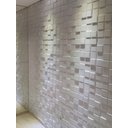Ver imagem 2 de 100 Placas Pvc 3d Revestimento Autocolante Parede Decorativo Pixel 25cm