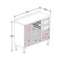 Ver imagem 2 de Balcão Cozinha em Aço Colors Branco Bertolini