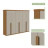 Guarda Roupas 6 Portas 4 Gavetas 100% MDF Like Yescasa - 7
