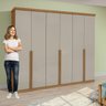 Guarda Roupas 6 Portas 4 Gavetas 100% MDF Like Yescasa - 9