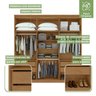 Guarda Roupas 6 Portas 4 Gavetas 100% MDF Like Yescasa - 5