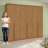 Guarda Roupas 6 Portas 4 Gavetas 100% MDF Like Yescasa - 9