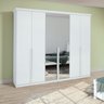 Guarda Roupas 6 Portas 4 Gavetas 100% MDF com Espelho Like Yescasa - 1