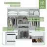 Guarda Roupas 6 Portas 4 Gavetas 100% MDF com Espelho Like Yescasa - 5
