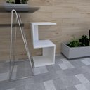 Ver imagem 3 de Mesa Lateral Branco Aparador de Sofa Escritorio Mesa Lateral Cama Mesa de Canto