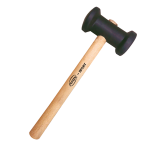 Martelo de Borracha Preto para Aplicação de Cerâmica 60mm Durín