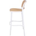 Ver imagem 3 de Banqueta Amis Palha Sextavada com Estrutura Polipropileno Branco 104 Cm - 74410