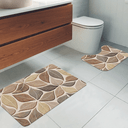 Ver imagem 1 de Jogo Tapetes para Banheiro 2 Peças Floral Multicolor