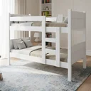 Ver imagem 5 de Beliche 100% Mdf Fortaleza - Duas Camas Solteiro Compacta e Moderna Branco