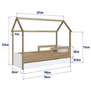 Ver imagem 7 de Cama Infantil Montessoriana com Cama Auxiliar