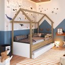 Ver imagem 1 de Cama Infantil Montessoriana com Cama Auxiliar