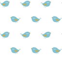 Ver imagem 1 de Papel de Parede Fofura Baby Pássaros Fundo Branco Ff4006