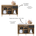 Ver mais imagens de Armário Balcão 3 Portas 1 Gaveta 120cm Veneza Modulada