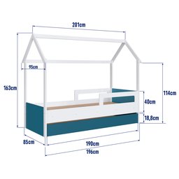 Cama Infantil Montessoriana com Cama Auxiliar - 7