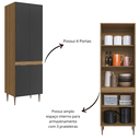 Ver imagem 6 de Armário Paneleiro Duplo 4 Portas 62,8cm Veneza Modulada