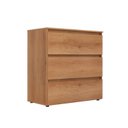 Ver imagem 6 de Cômoda para Quarto 3 Gavetas 90x92cm Condessa Yescasa Marrom/Freijó