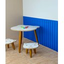 Ver imagem 3 de Painel Ripado Versátil Infantil: 01 Unid. 57x270cm Larg. - Talatto Painéis - Polietileno - Azul