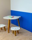 Ver imagem 3 de Painel Ripado Versátil Infantil: 01 Unid. 57x270cm Larg. - Talatto Painéis - Polietileno - Azul