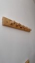 Ver imagem 2 de Cabideiro de Parede Madeira Pinus Natural 6 Ganchos – Ideal para Quarto, Banheiro, Hall e Entrada