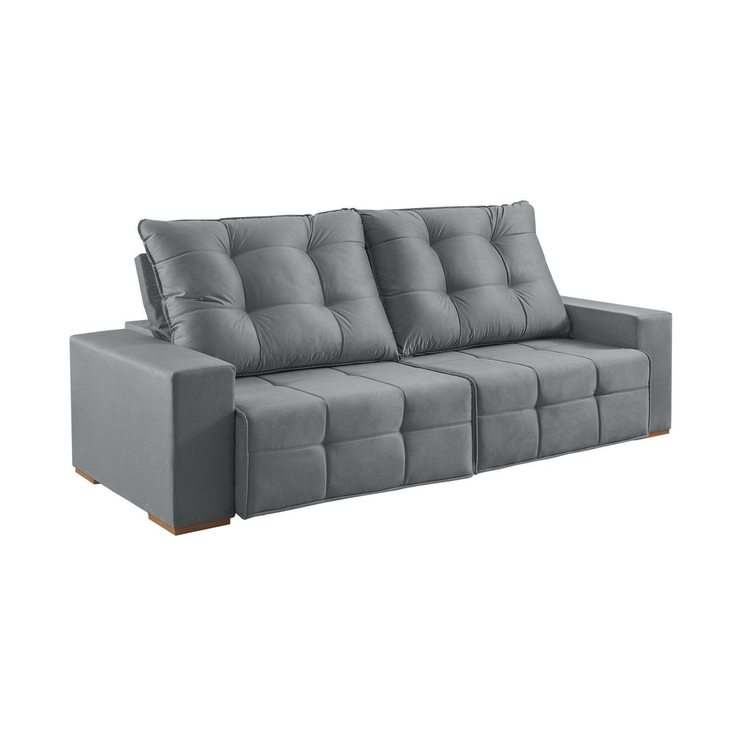 Sofá 3 Lugares Retrátil e Reclinável 210cm Belgrado - 6
