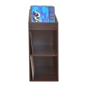 Estante Grande para Discos de Vinil Lps Premium Amadeirado