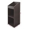 Estante Grande para Discos de Vinil Lps Premium Amadeirado - 6