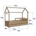 Ver mais imagens de Cama Infantil Montessoriana com Gavetões Inferiores