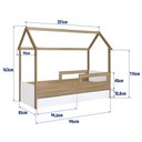Ver mais imagens de Cama Infantil Montessoriana com Gavetões Inferiores