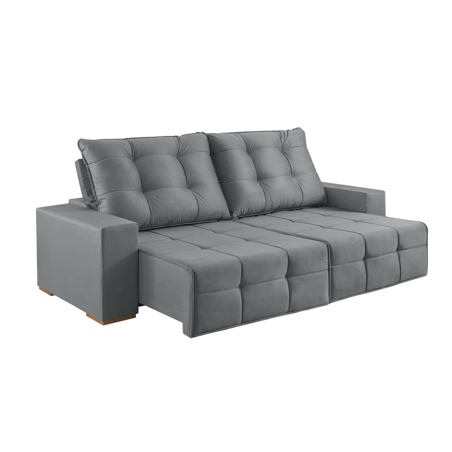 Sofá 3 Lugares Retrátil e Reclinável 230cm Belgrado - 2