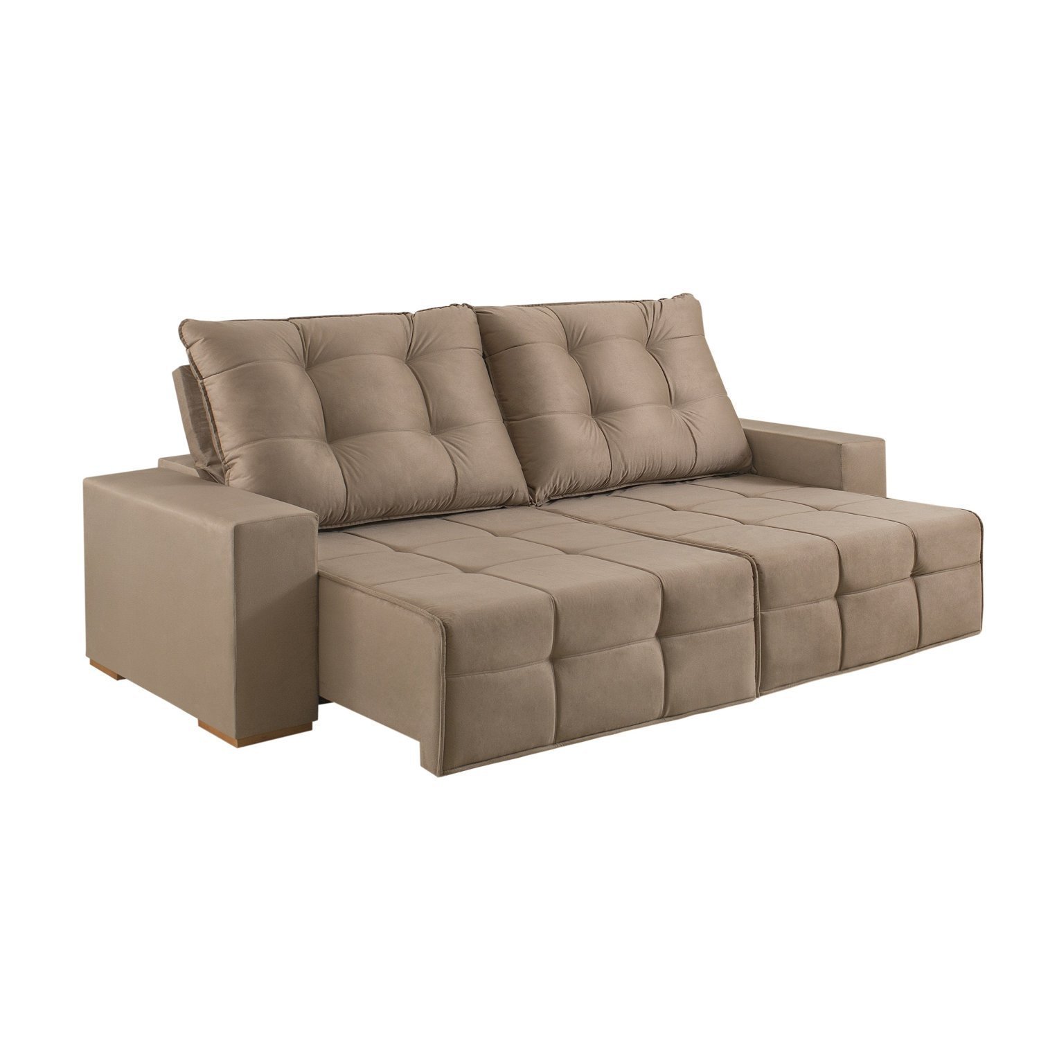 Sofá 3 Lugares Retrátil e Reclinável 230cm Belgrado - 2