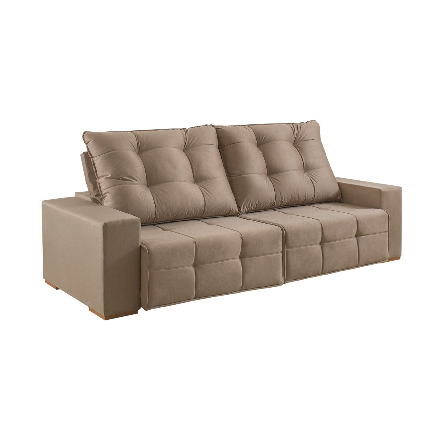 Sofá 3 Lugares Retrátil e Reclinável 230cm Belgrado - 6