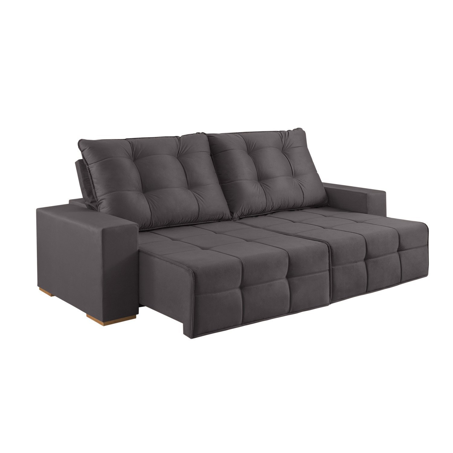 Sofá 3 Lugares Retrátil e Reclinável 230cm Belgrado - 2