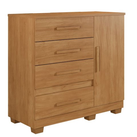 Cômoda New Florença 4 Gavetas 1 Porta com Sapateira - Benetil